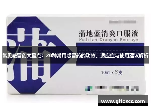 常见感冒药大盘点：20种常用感冒药的功效、适应症与使用建议解析